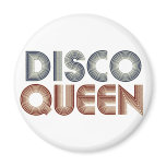 Disco 70s Music Retro Queen magnets