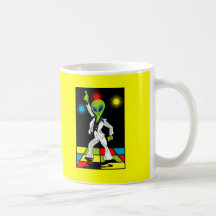Disco Alien Coffee Mugs
