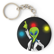 Disco Alien Keychains