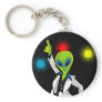 Disco Alien Keychains