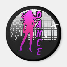 Disco Ball Dancer. Magnet