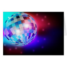 Disco Ball Greeting Cards