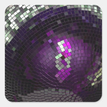 Disco Ball - Square Sticker
