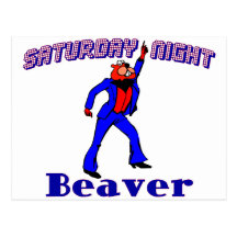 Disco Beaver Post Cards