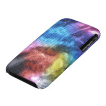 Disco Dance Party - Wrinkled Fabric iPhone 3 Cases