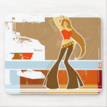 Disco Dancer Retro mousepads