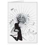 disco diva vector cards