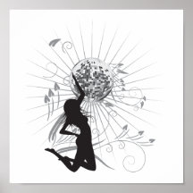 disco diva vector posters