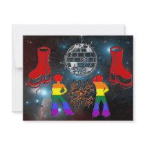 Disco Fever Invites