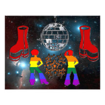Disco Fever Invites