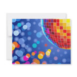 disco globe invitations