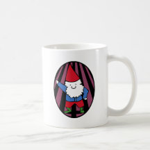 Disco Gnome Night Fever Coffee Mugs