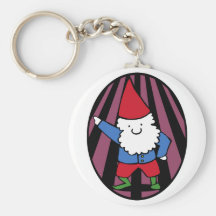 Disco Gnome Night Fever Keychain