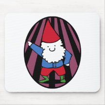 Disco Gnome Night Fever Mouse Pads