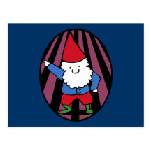 Disco Gnome Night Fever Postcards