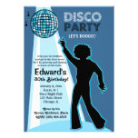 Disco Party Birthday Invitations