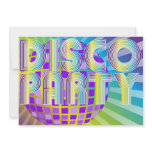 Disco Party Announcements