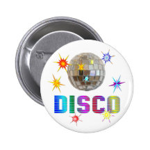 Disco Pinback Buttons