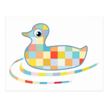 Disco Rubber Ducky Post Cards