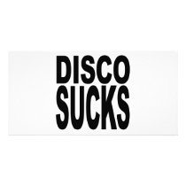 Disco Sucks Customized Photo Card