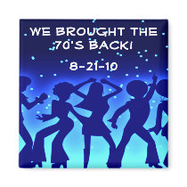 Disco Theme 70's Party Favour Magnets Souvenirs