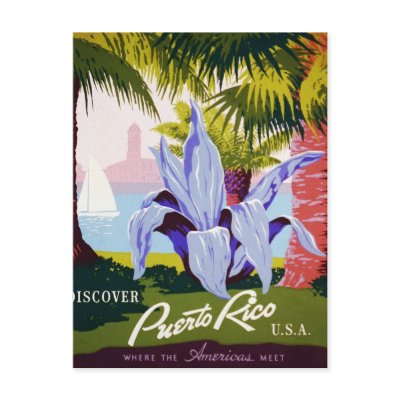 Discover Puerto Rico Postcard