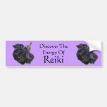 Discover The Energy Of Reiki Rose Bumper Sticker