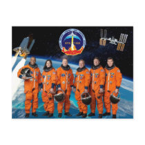 DISCOVERY STS 133 CREW POSTCARD