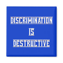 Discrimination Is Destructive BlW Magnet