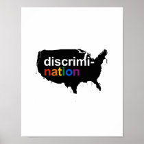 Discrimination nation print