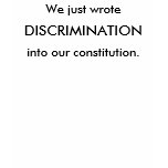 DISCRIMINATION Sheer Reversable Tees