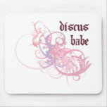 Discus Babe Mouse Pad