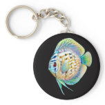 Discus Cichlid Aquarium Fish Keychain
