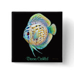 Discus Cichlid Fish Pin