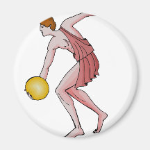 Discus Thrower 396 BC Fridge Magnet