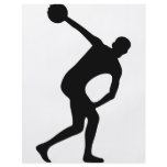 discus thrower flyer design