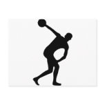 discus thrower post cards