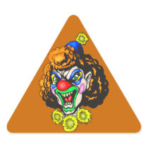 Disgusting Evil Clown Sticker
