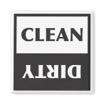 Dishwasher Clean or Dirty Sign magnets