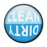 Dishwasher Clean or Dirty Sign magnets