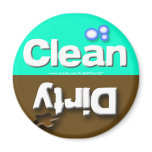 Dishwasher Magnets Clean/Dirty