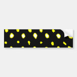 Disign 1 Dots Yellow The MUSEUM Zazzle Gifts Bumper Sticker
