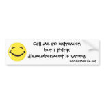 Dismemberment is Wrong. bumper stickers
