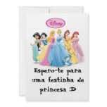 disneyprincess, Espero-te para uma festinha de ... invitations
