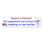 Dissent is Patriotic Bumper Sticker bumper stickers