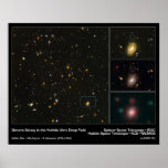 Distant Galaxy in the Hubble Ultra Deep Field posters
