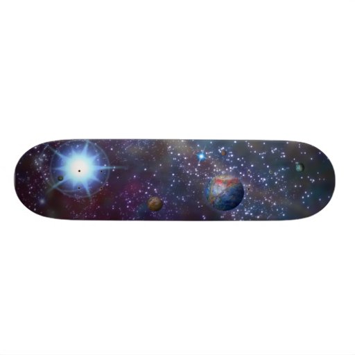 Distant Galaxy Skateboard Deck Zazzle