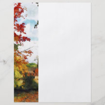 Distant Mill in Autumn Flyers