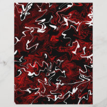 Distorted Red Graphic Flyer