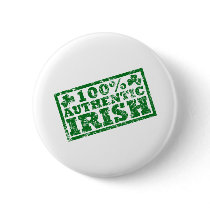 Distressed 100 Percent Authentic Irish Button